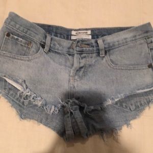 One Teaspoon Short Jean Shorts